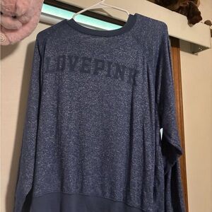 PINK Victoria's Secret Blue Sweatshirt